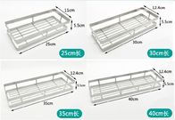 Stinless Steel Metal Kitchen Rack Shelves / Square Dinnerware Storage Rack