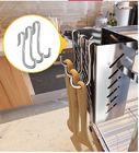 Large Capacity Silver Wall Mounted Dish Drying Rack With Cutlery Holder